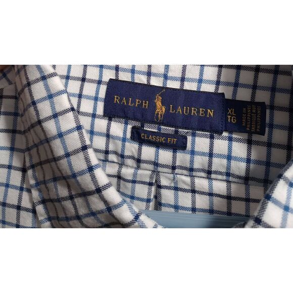 Ralph Lauren , Blue label, 100% cotton long sleeve button down shirt size XL - Picture 3 of 4